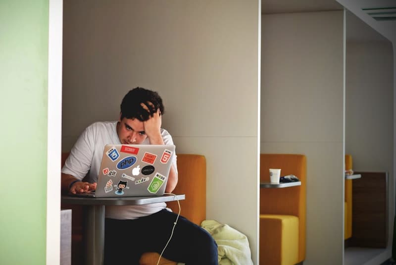 Author working
